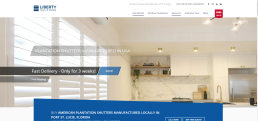 Liberty shutters website